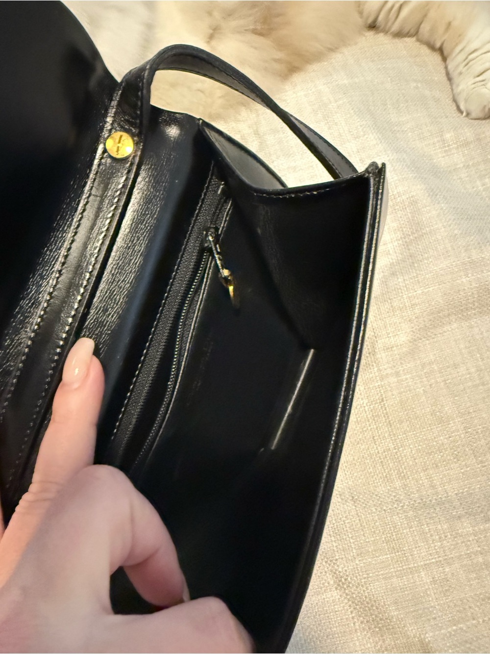 Dior Black Mini Bag with Gold Accent - Picture 11 of 11